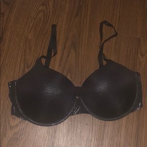 NWOT Black shimmery Victoria’s Secret Demi 36DD